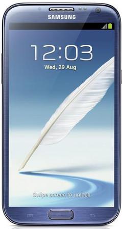 Смартфон Samsung Galaxy Note 2 GT-N7100 Blue - Венёв